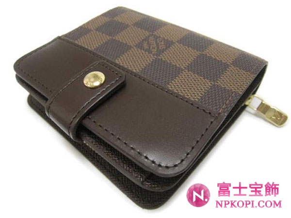 (LOUIS VUITTON)ルイヴィトン ブランドコピー ダミエ財布 コンパクトジップ N61668